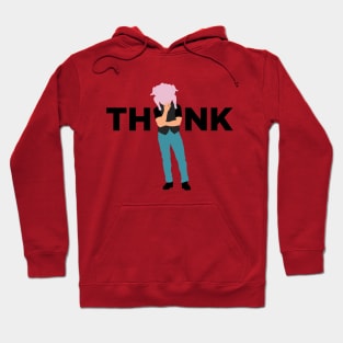 Thanksgiving Turkey Head Thinking Hoodie